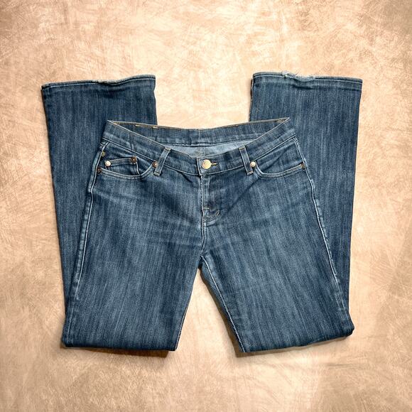 Y2K Rock & Republic Low Rise Bootcut Flare Embroidered Jeans Denim Indie Sleaze - Picture 8 of 10